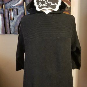 Black hoodie sweater sz 1X Jones NY Sport